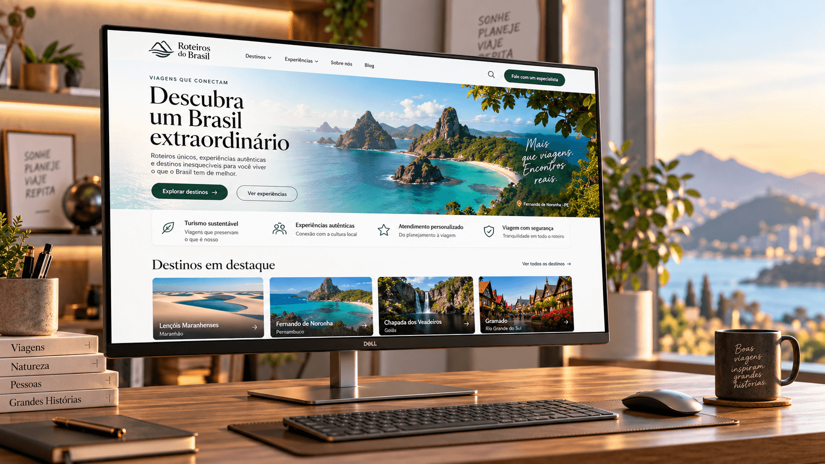 Exemplo de site criado pela VGR Digital